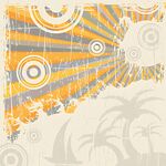 复古风格几何图案背景图