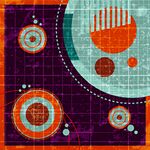 几何图案抽象艺术背景图