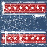 复古星条旗纹理背景图