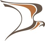 抽象飞鸟标志设计