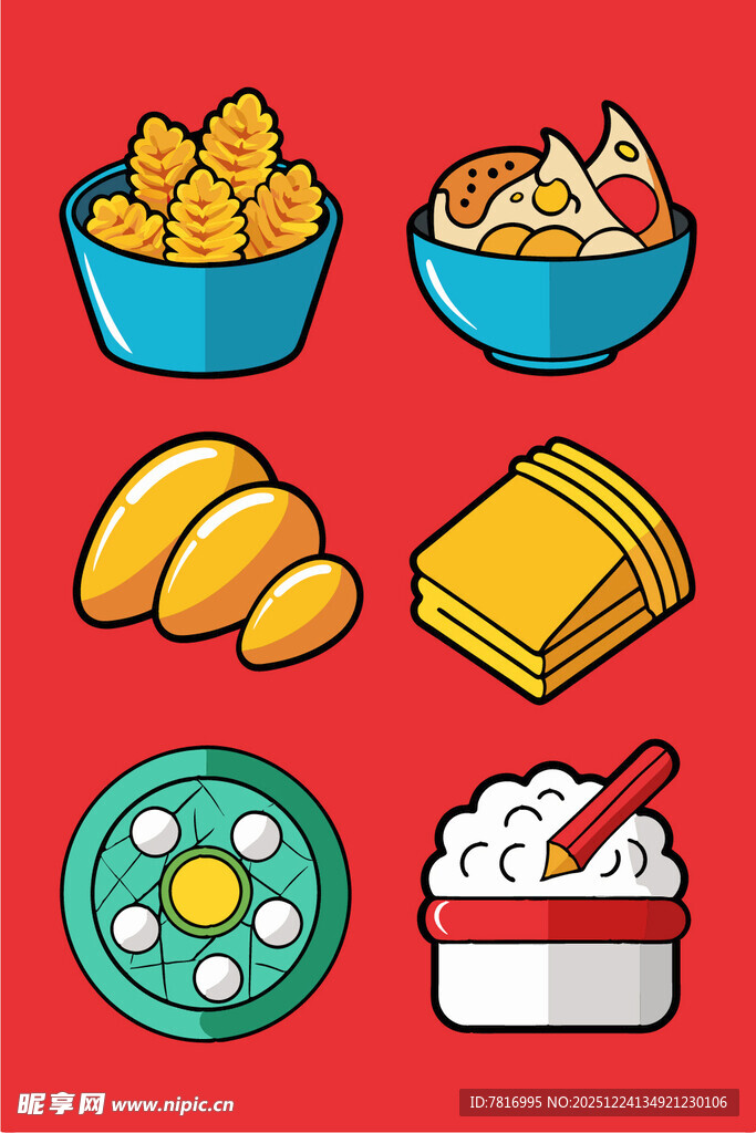 多样美味小吃集合