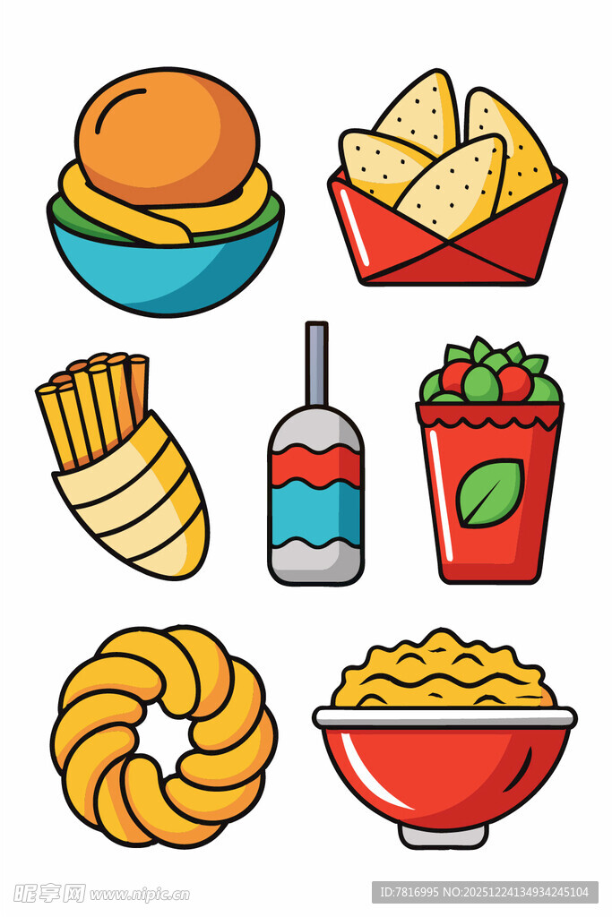 多样美味小吃集合