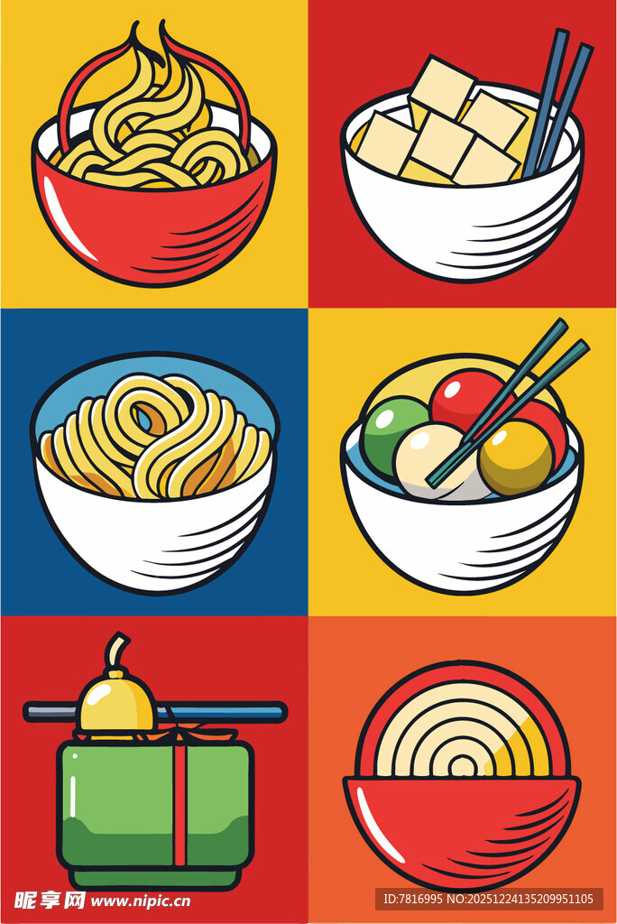 多样面食与美食组合