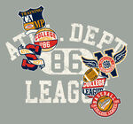 美式运动联盟徽章图案