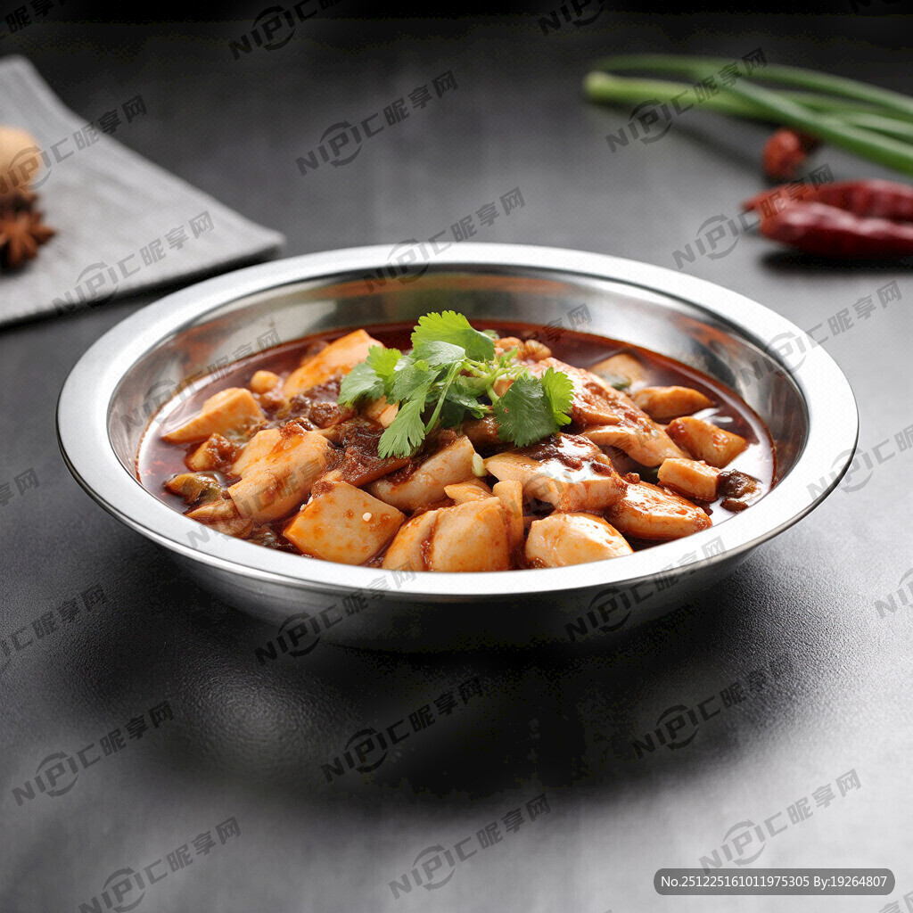 吃四格不锈钢餐盘川菜的3D熊猫