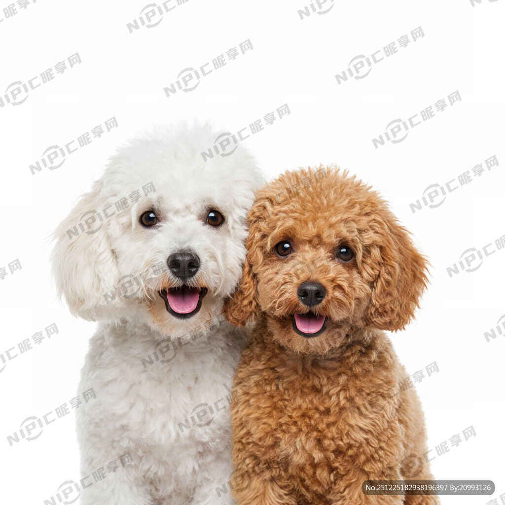 白底 开心的正面坐朝镜头 一只