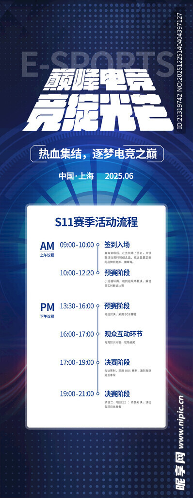 电竞比赛流程