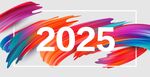2025年彩色动感艺术背景