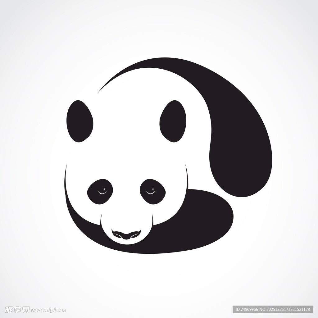 可爱熊猫卡通形象