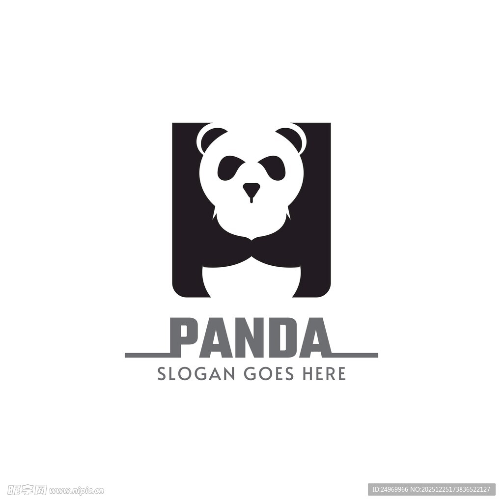 熊猫标志设计