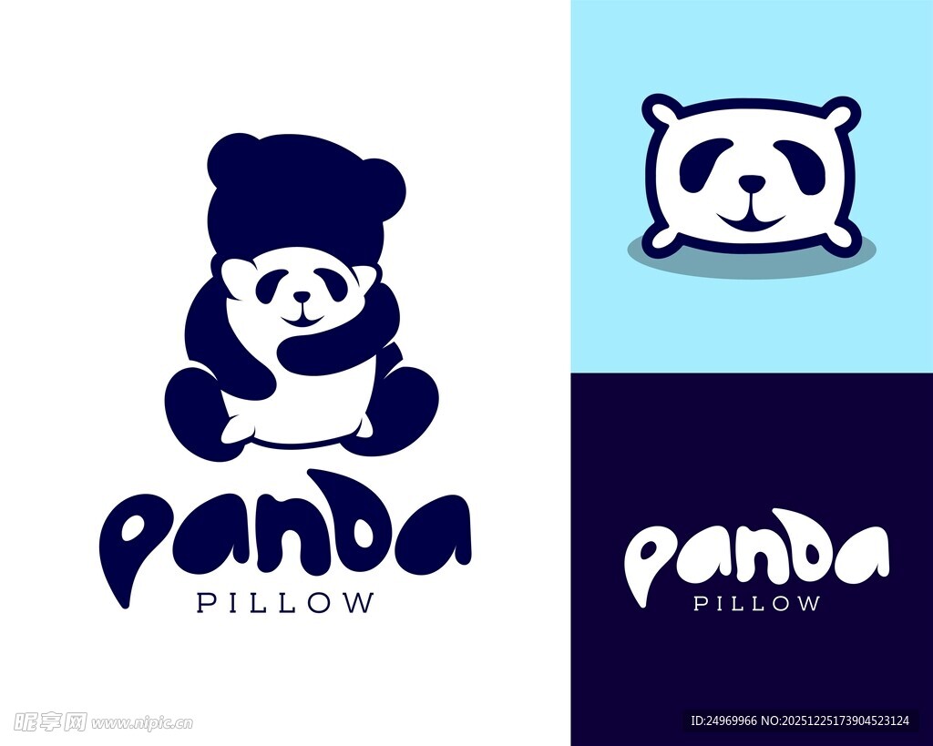 熊猫主题图案设计