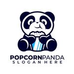 熊猫爆米花标志设计