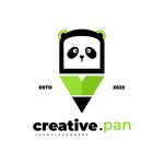 创意熊猫标志设计