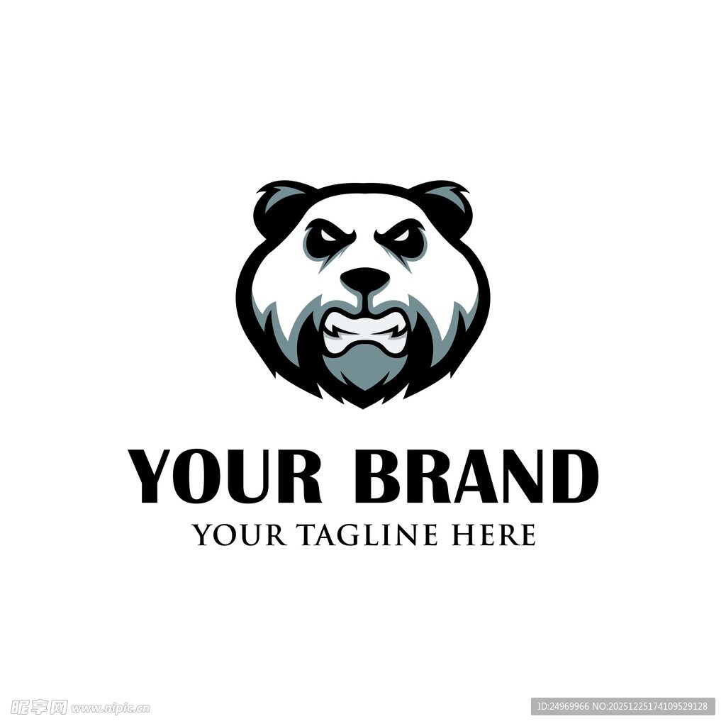 熊猫品牌标志设计