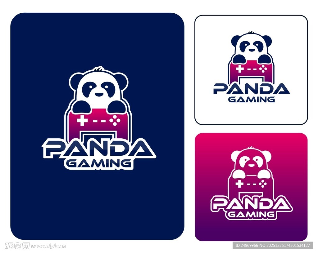 熊猫图案卡套设计