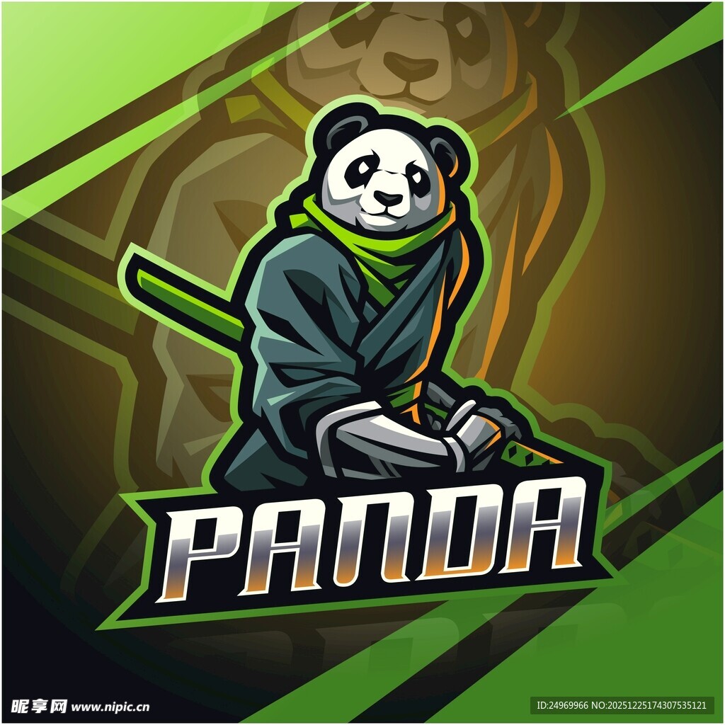 熊猫武士形象设计