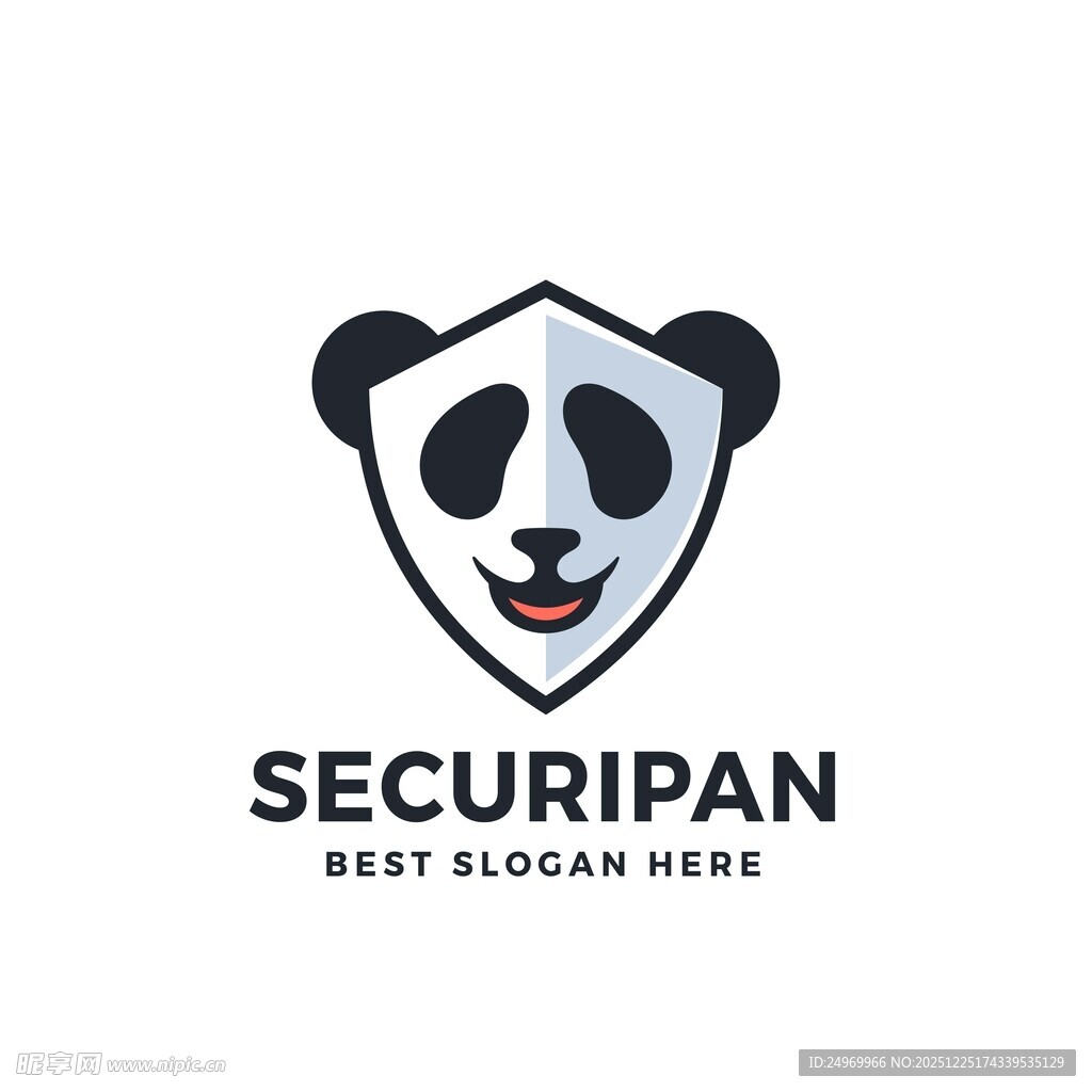 熊猫安全标志设计
