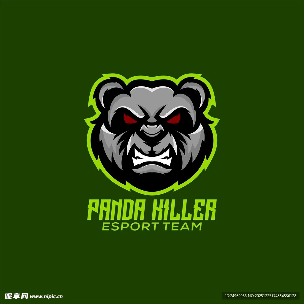 熊猫杀手电竞队标志