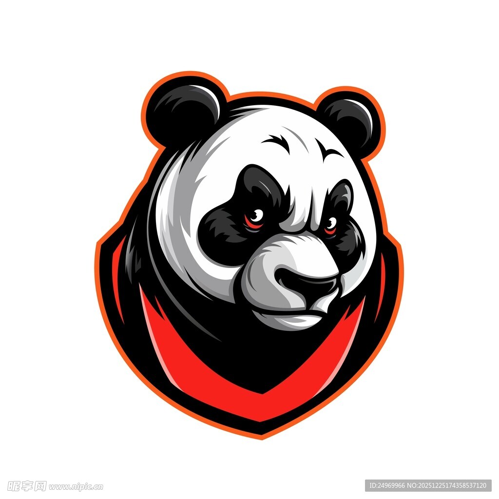熊猫吉祥物标志