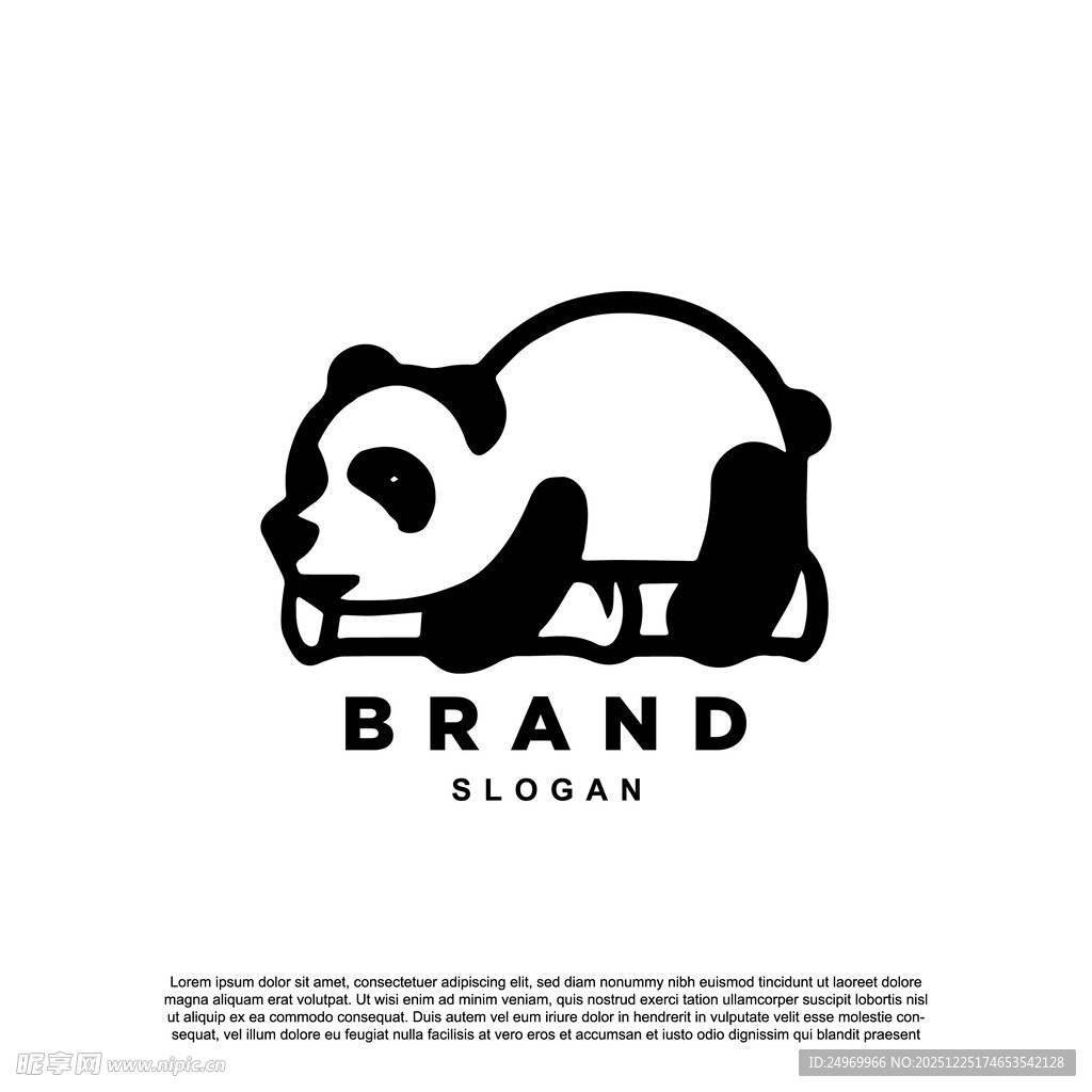 熊猫品牌标志设计
