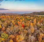 秋日山林斑斓美景