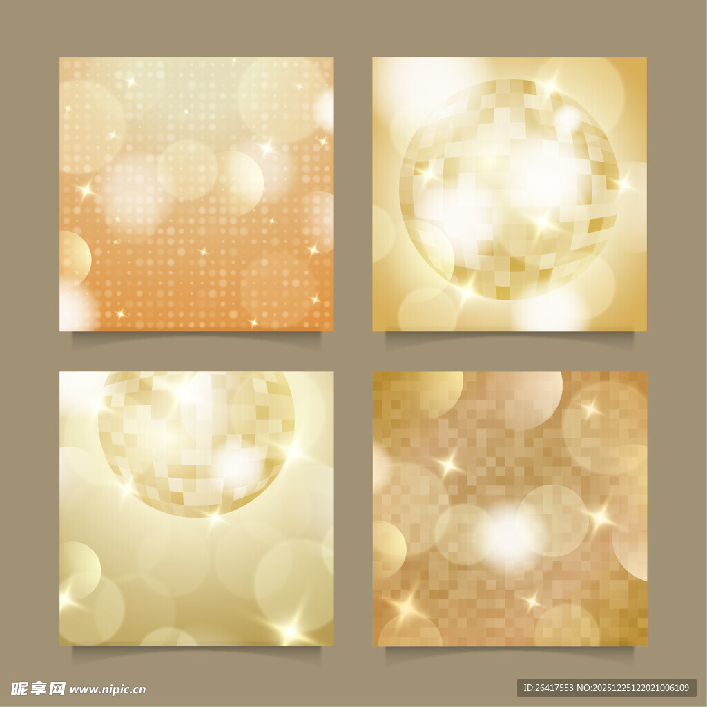 金色光斑背景