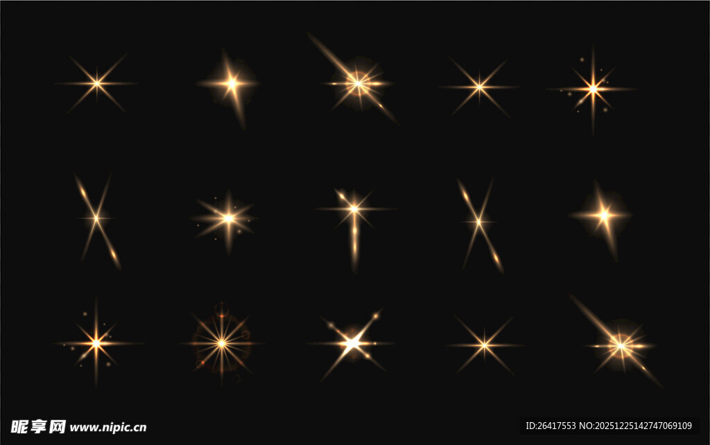 金色星光