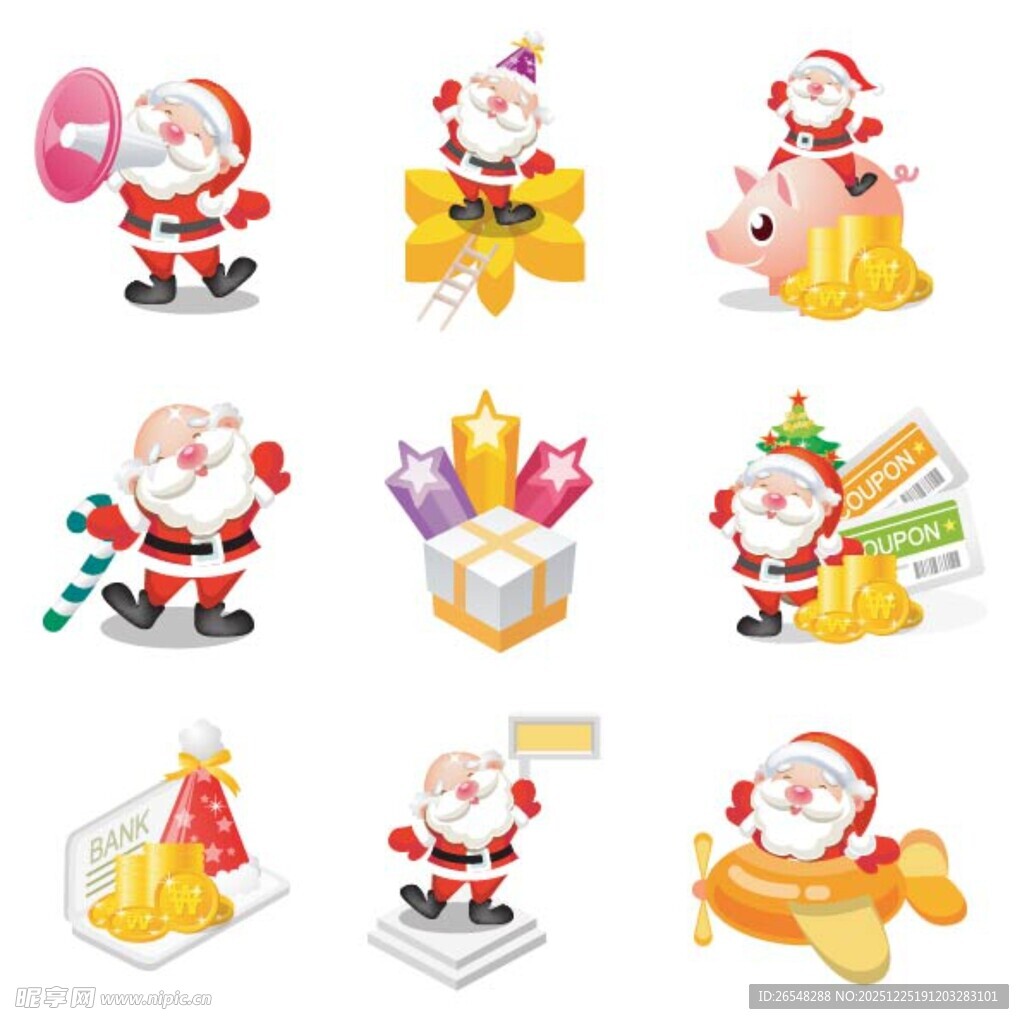 圣诞主题可爱装饰摆件