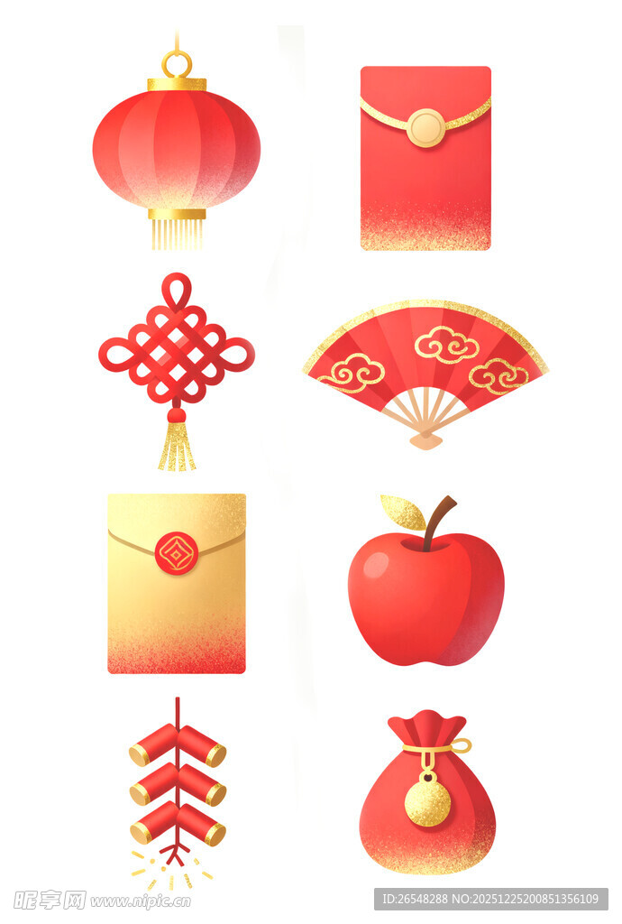 传统中式春节元素集合