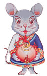 卡通老鼠吉祥物