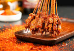 美味烤肉串 飘香诱人