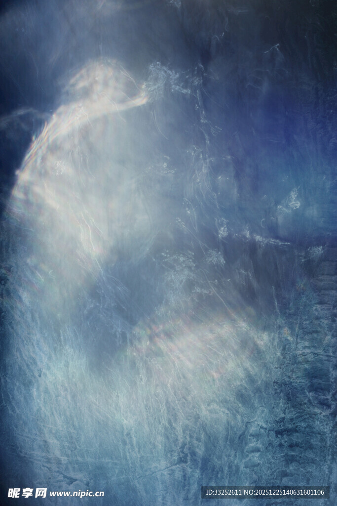 梦幻蓝色抽象纹理背景