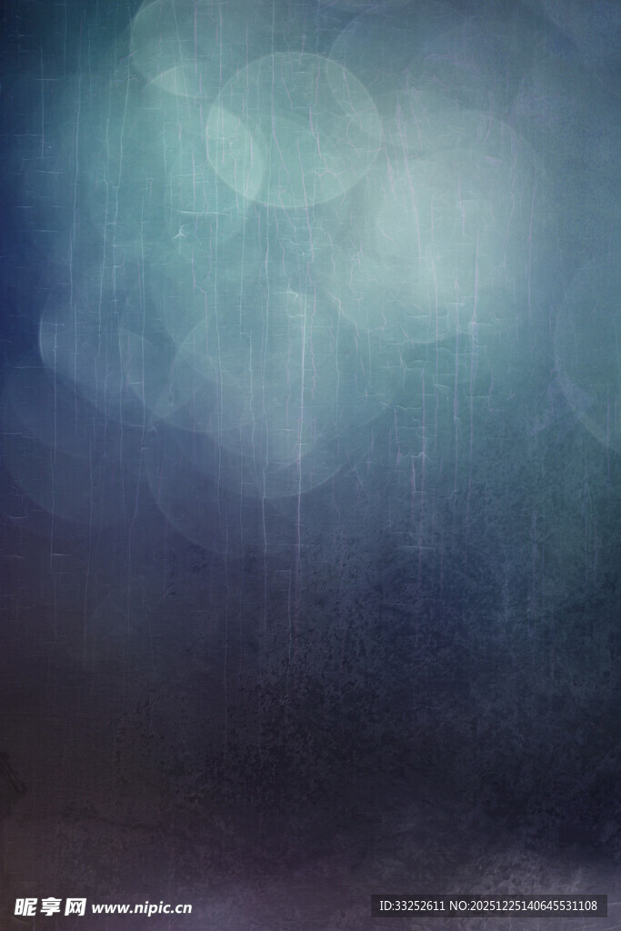 梦幻蓝调朦胧背景图