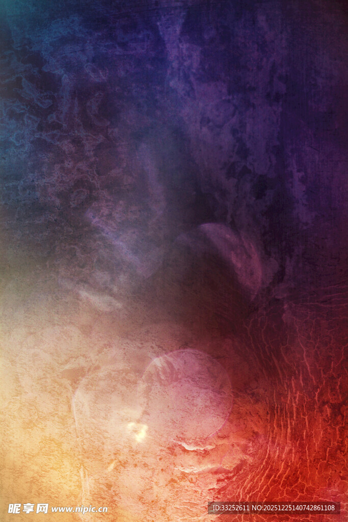 梦幻渐变色彩抽象背景图