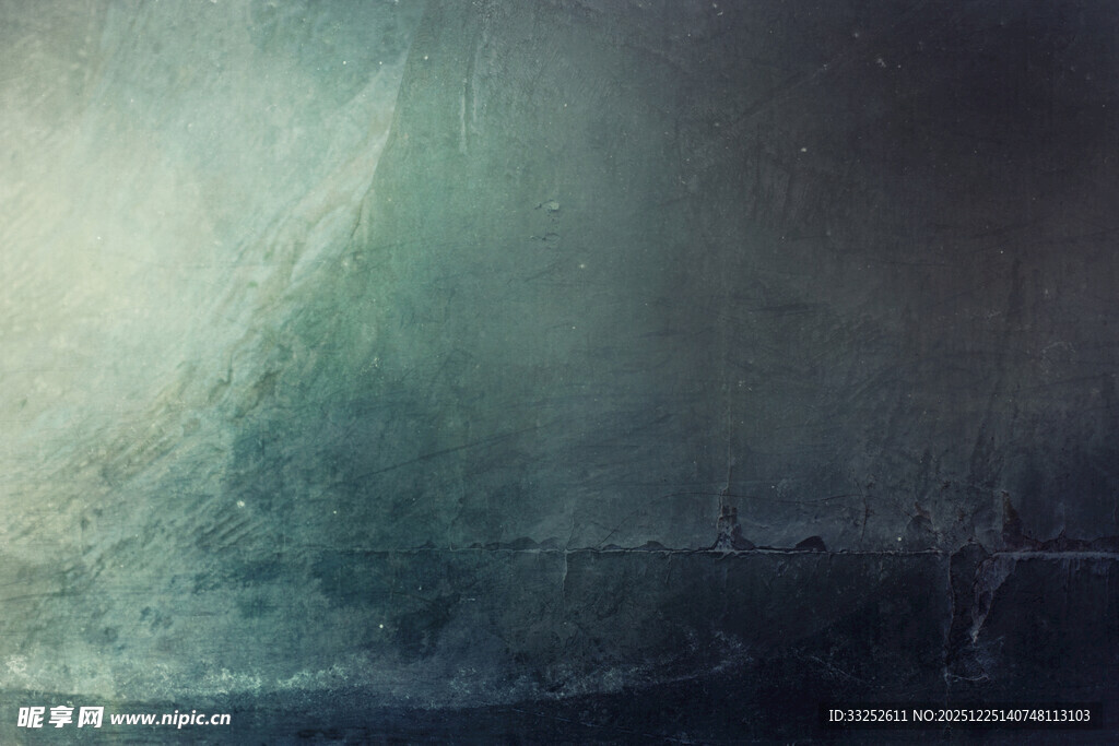 神秘朦胧的暗绿色背景