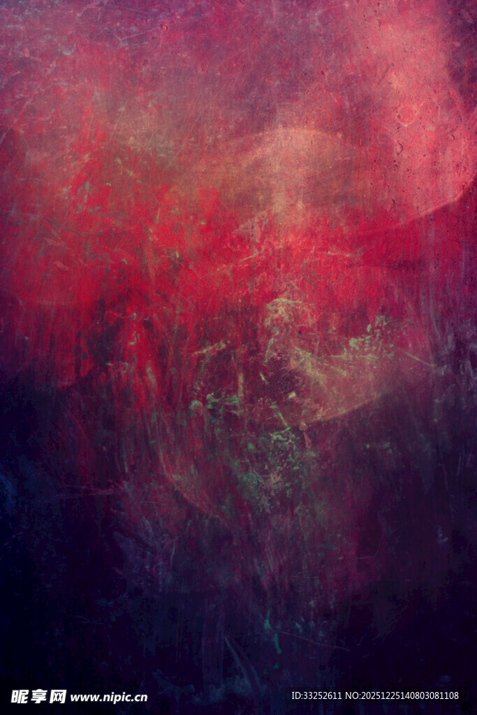 梦幻抽象红色系艺术背景