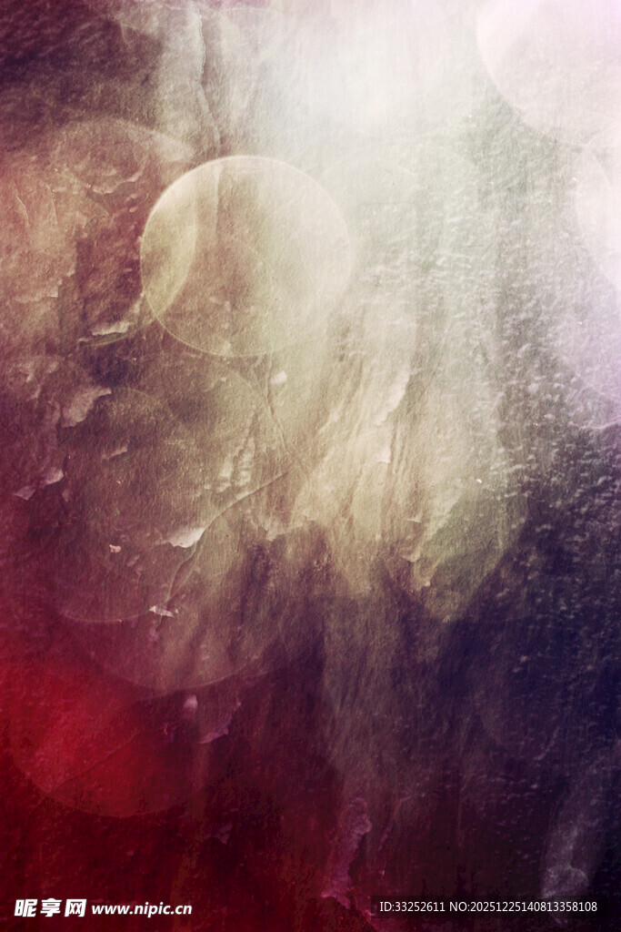 梦幻模糊色彩抽象背景图