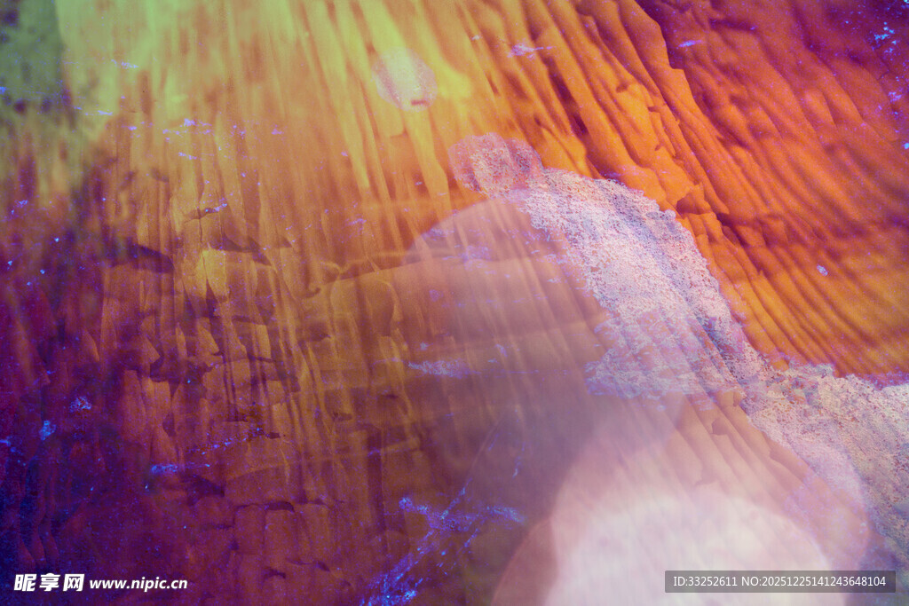 梦幻色彩抽象纹理画面