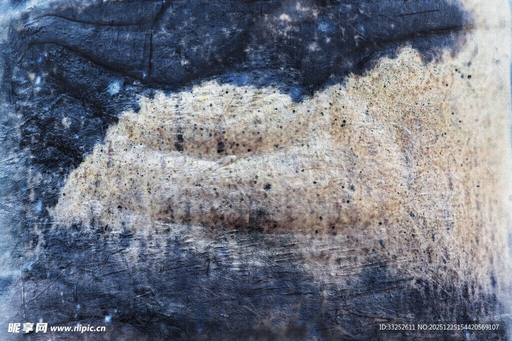 纹理独特的斑驳墙面