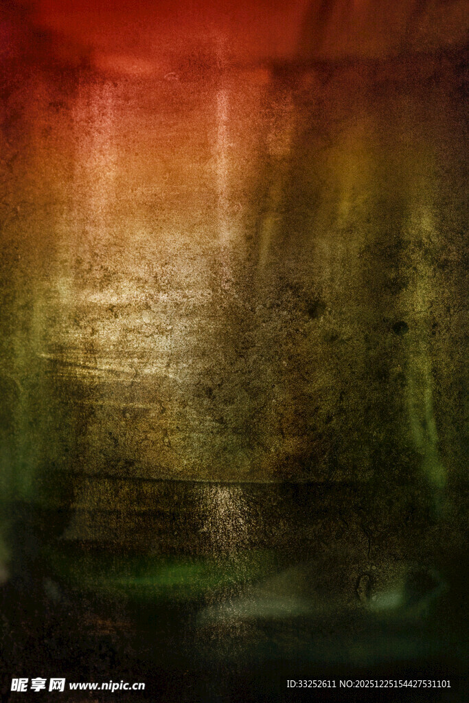 梦幻色彩的抽象光影画面