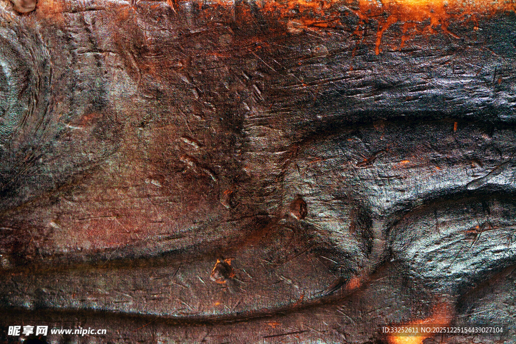 神秘纹理 炽热金属艺术