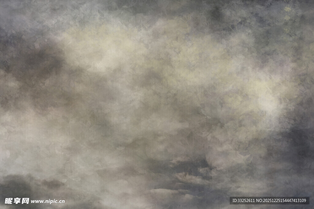 灰蒙云雾背景图