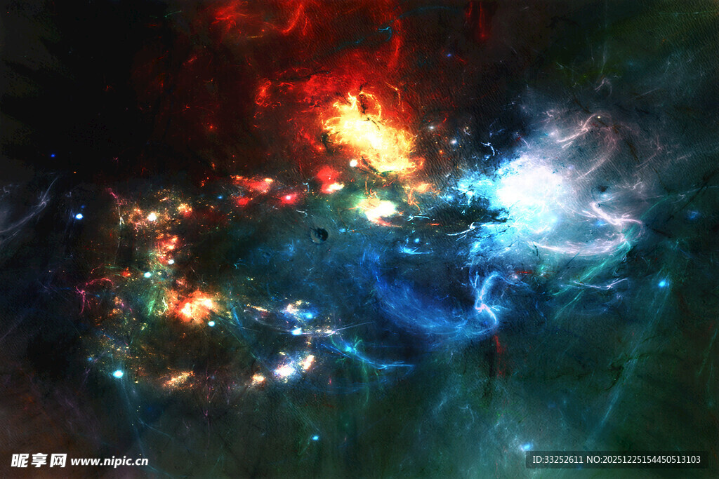 绚丽宇宙星云景观