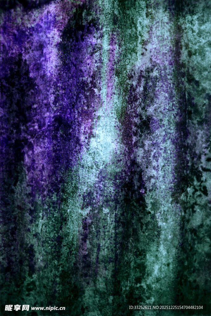 梦幻紫绿渐变纹理背景