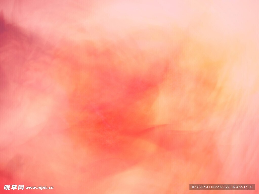 梦幻粉橙色渐变背景图