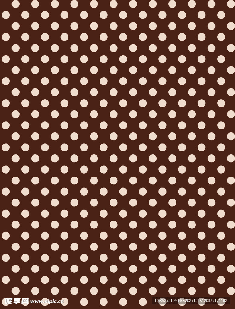 棕色波点图案背景