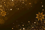 金色雪花背景