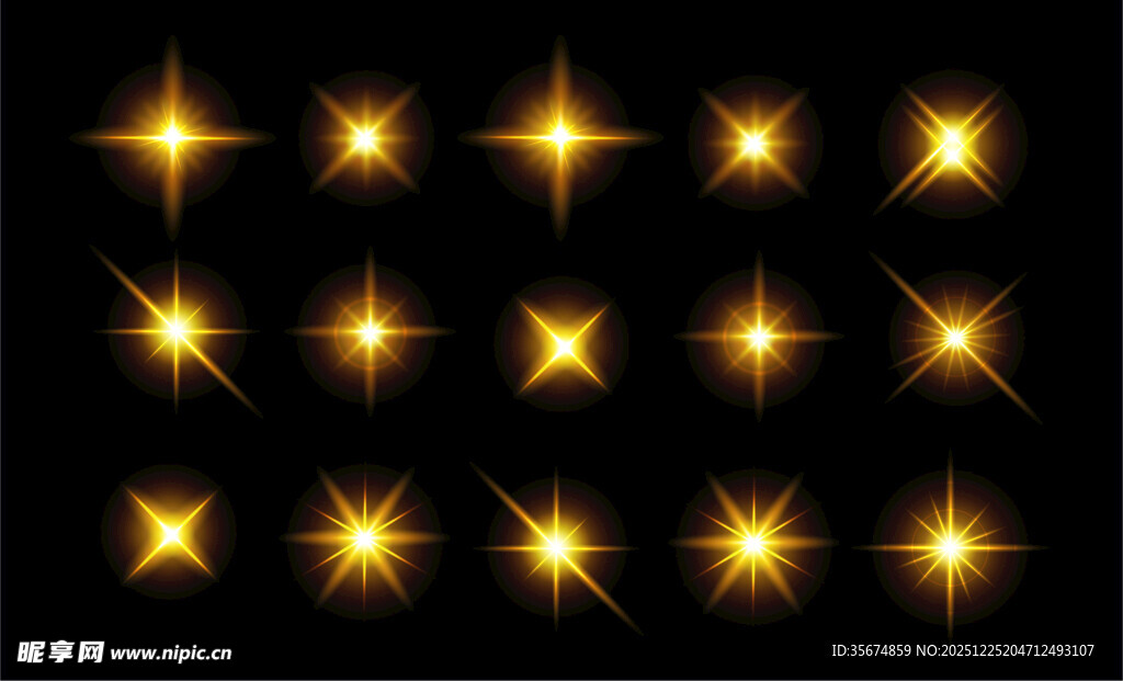 金色星光