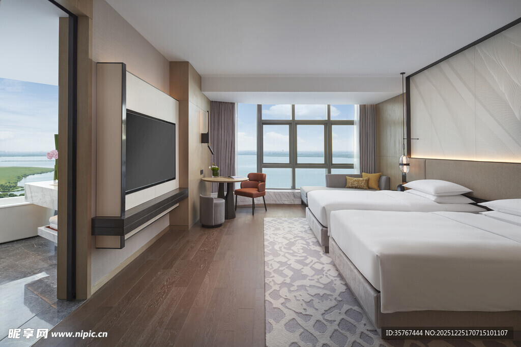 现代简约风格豪华酒店客房