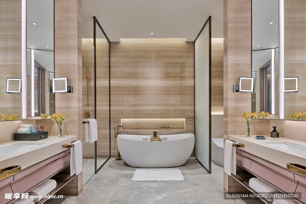 豪华现代风格浴室设计